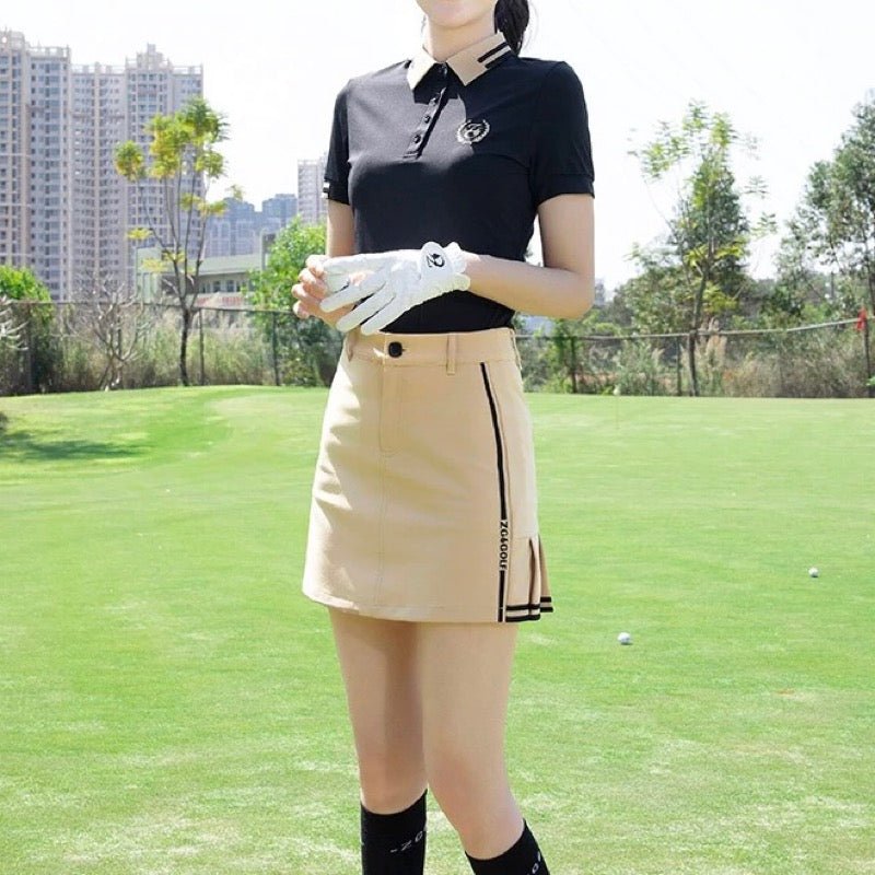 韓国ピン Ping KOREA レディース 韓国ゴルフ セットアップ スカート-
