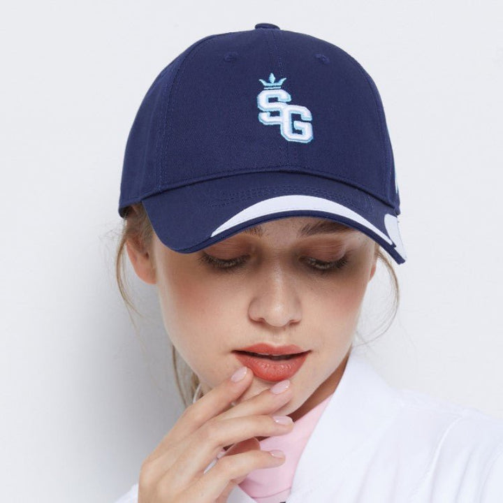 クマ 刺繍ロゴ キャップ 帽子 - b.right 輸入レディースゴルフウェア専門店
