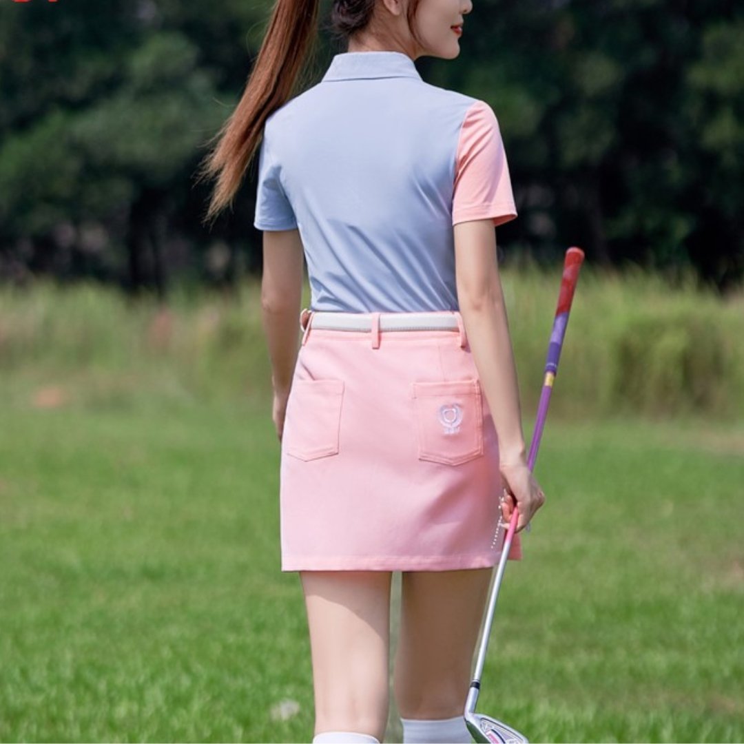 半袖 Tシャツ ショートスカート セットアップ - b.right 輸入レディースゴルフウェア専門店
